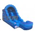 Pogo 12' Blue Marble Commercial Inflatable Water Slide with Blower Kids Bouncy Jumper   